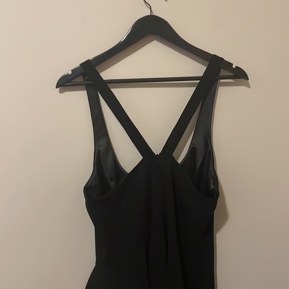 JayGodfrey Black Mannix Asymmetrical Ruffle Dress - Picture 5 of 8